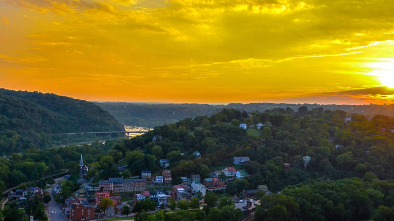 Harpers Ferry from overlook