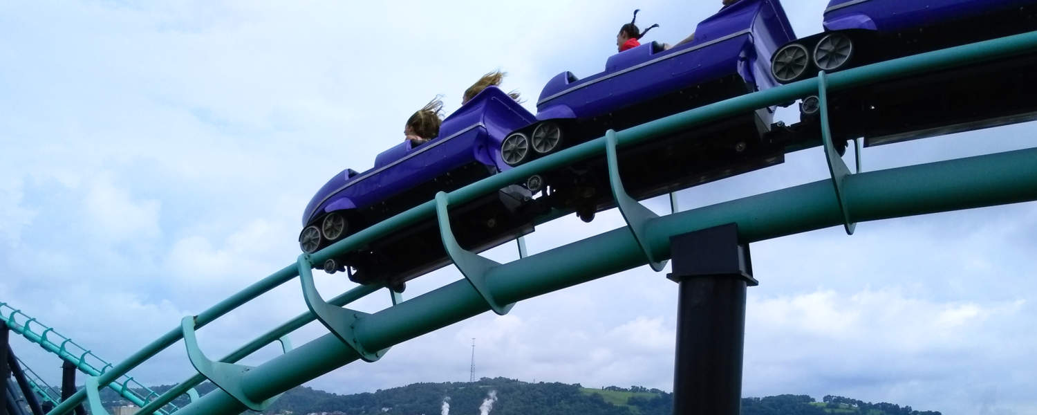 Phantom's Revenge rollercoaster at Kennywood Park