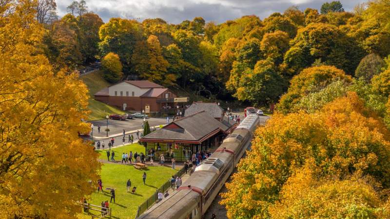 Frostburg in the autumn