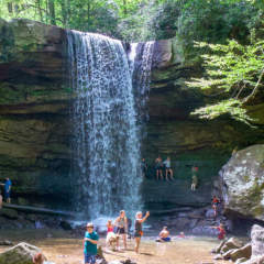 Cucumber Falls in Ohiopyle State Park