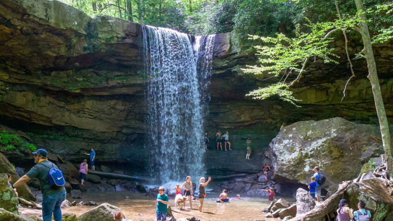 Cucumber Falls in Ohiopyle State Park