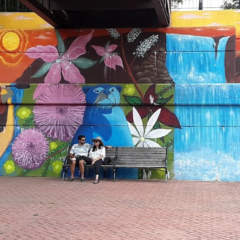 Mural in Ohiopyle