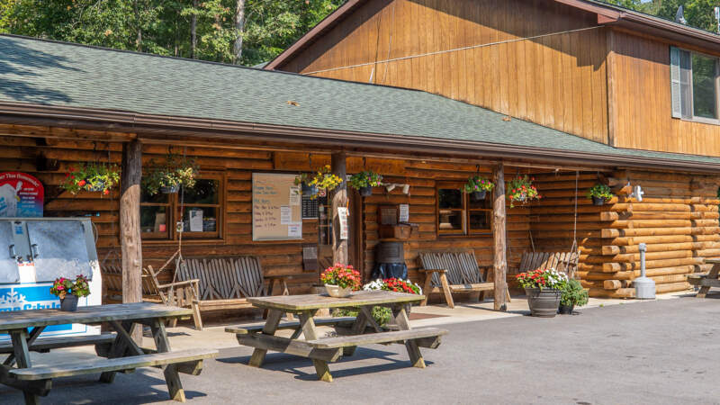 Canal Towpath Camping campground groceries and food store