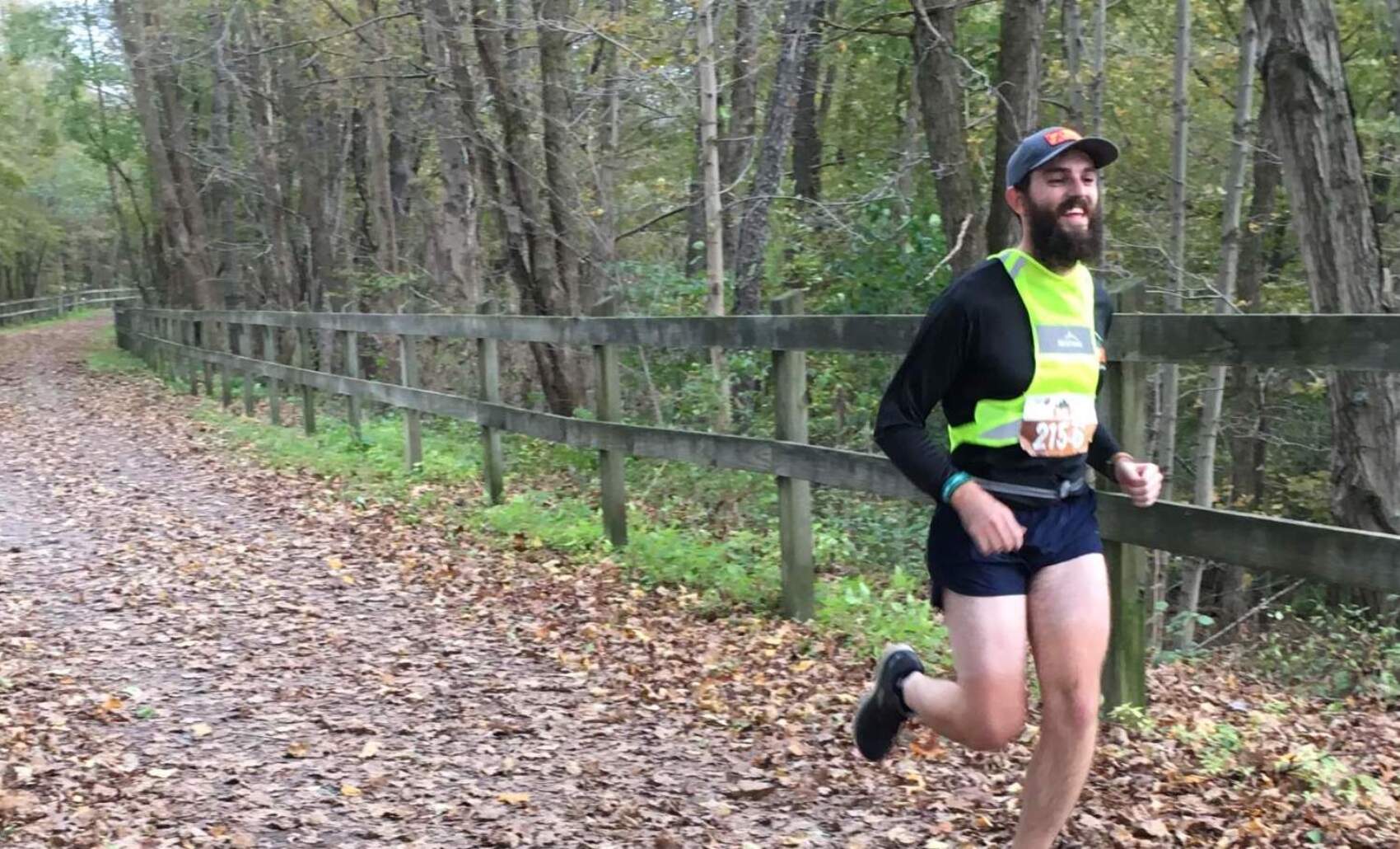 Runner on trail during GAP Relay