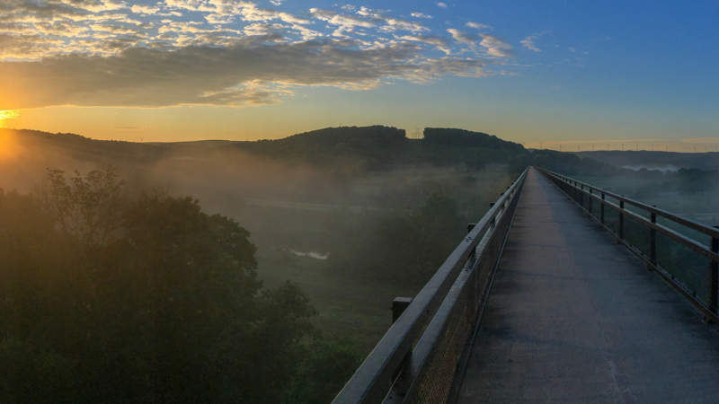 Salisbury Viaduct at dawn