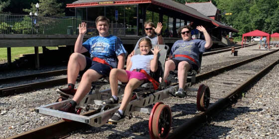 Rail Biking Maryland Frostburg