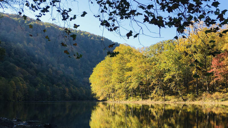 Youghiogheny River in autumn